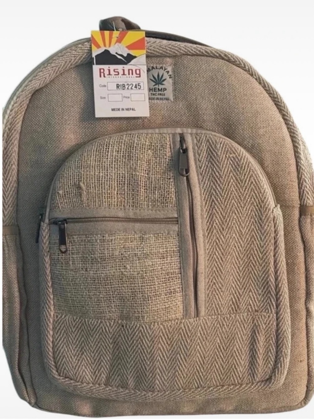 HIMALAYAN♦️HANDMADE THC HEMP FREE BACKPACK